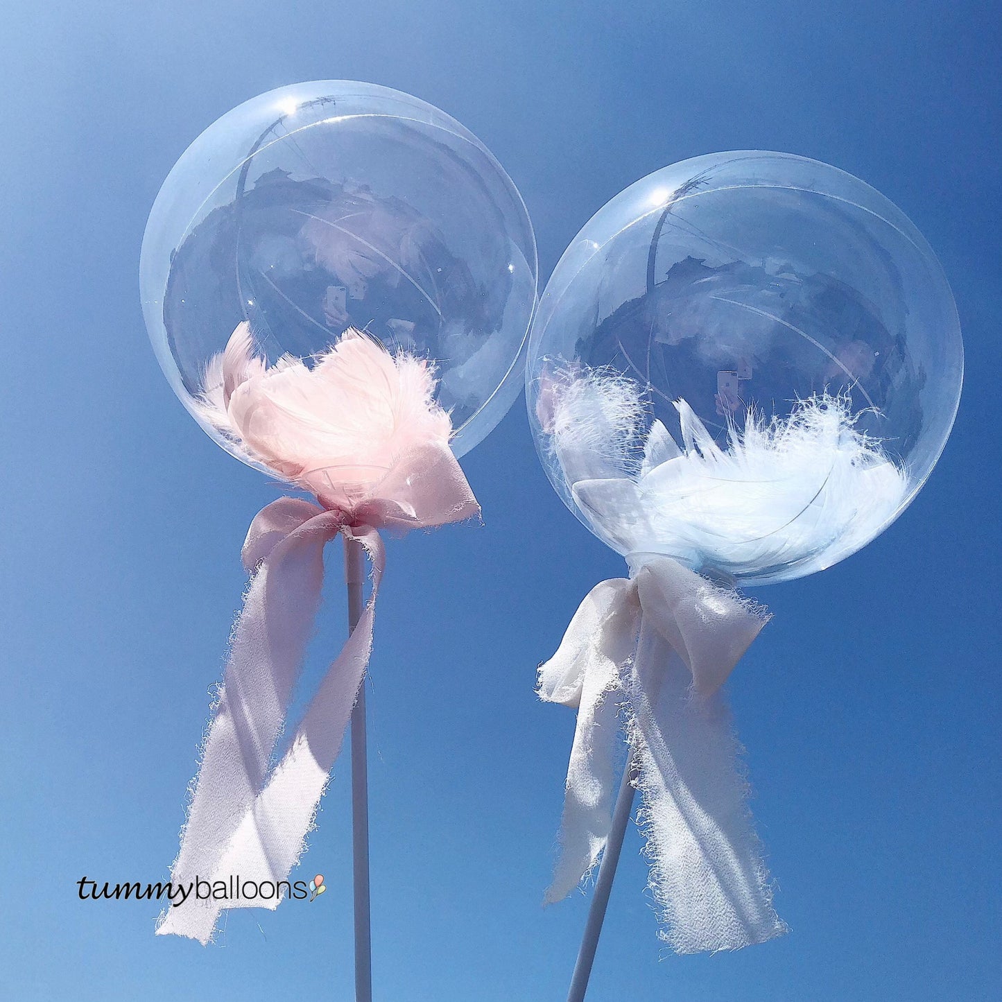 クリアバルーン*フェザーSサイズ*cb-feather_s