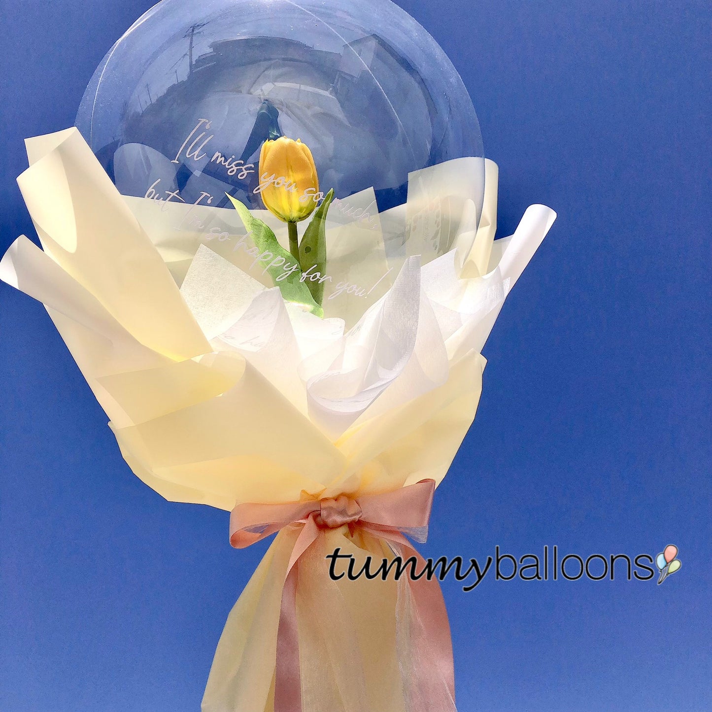クリアバルーン*チューリップ*cb-tulip