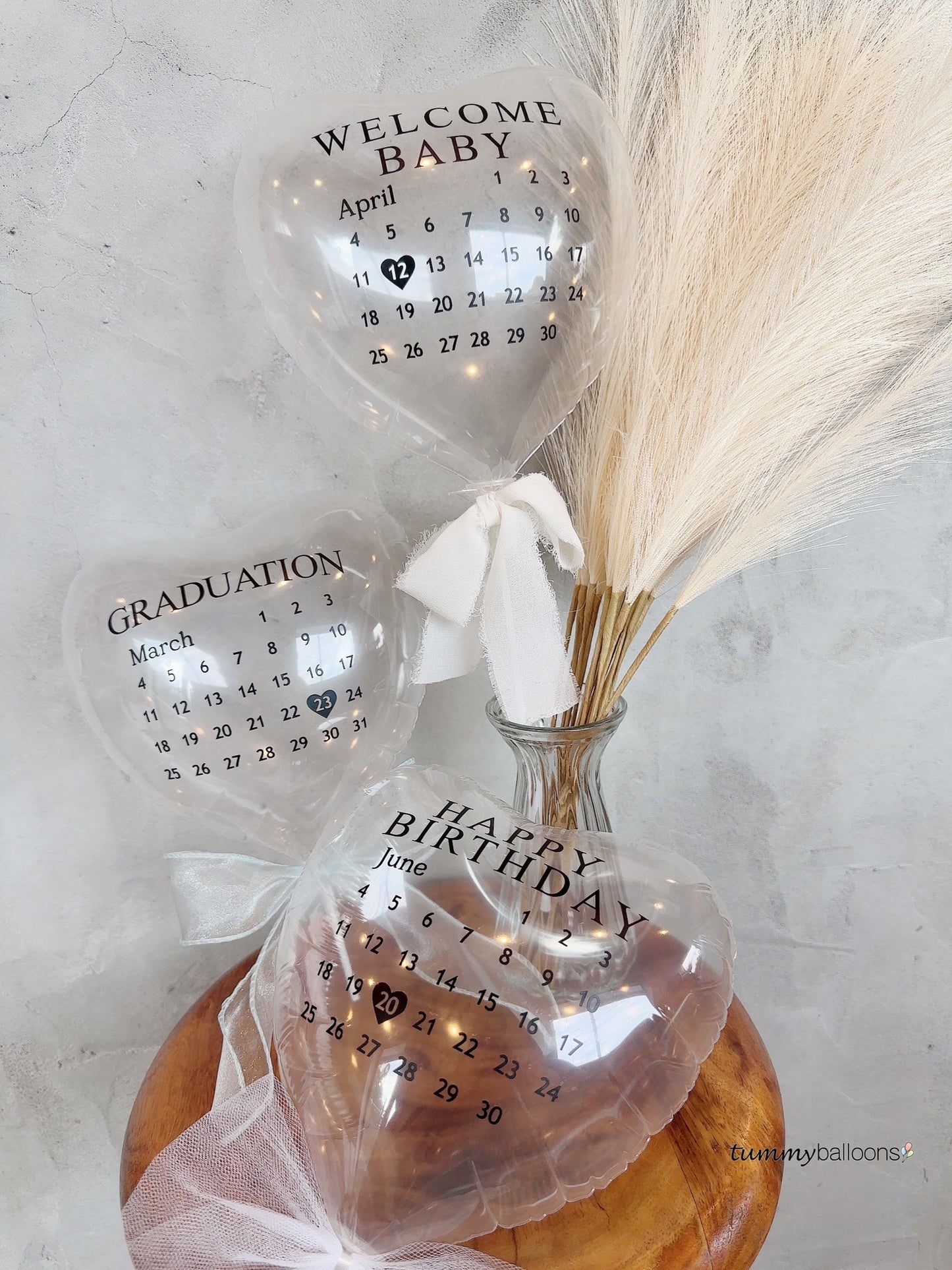 スティックバルーン【カレンダー】*balloon_clearcalendar