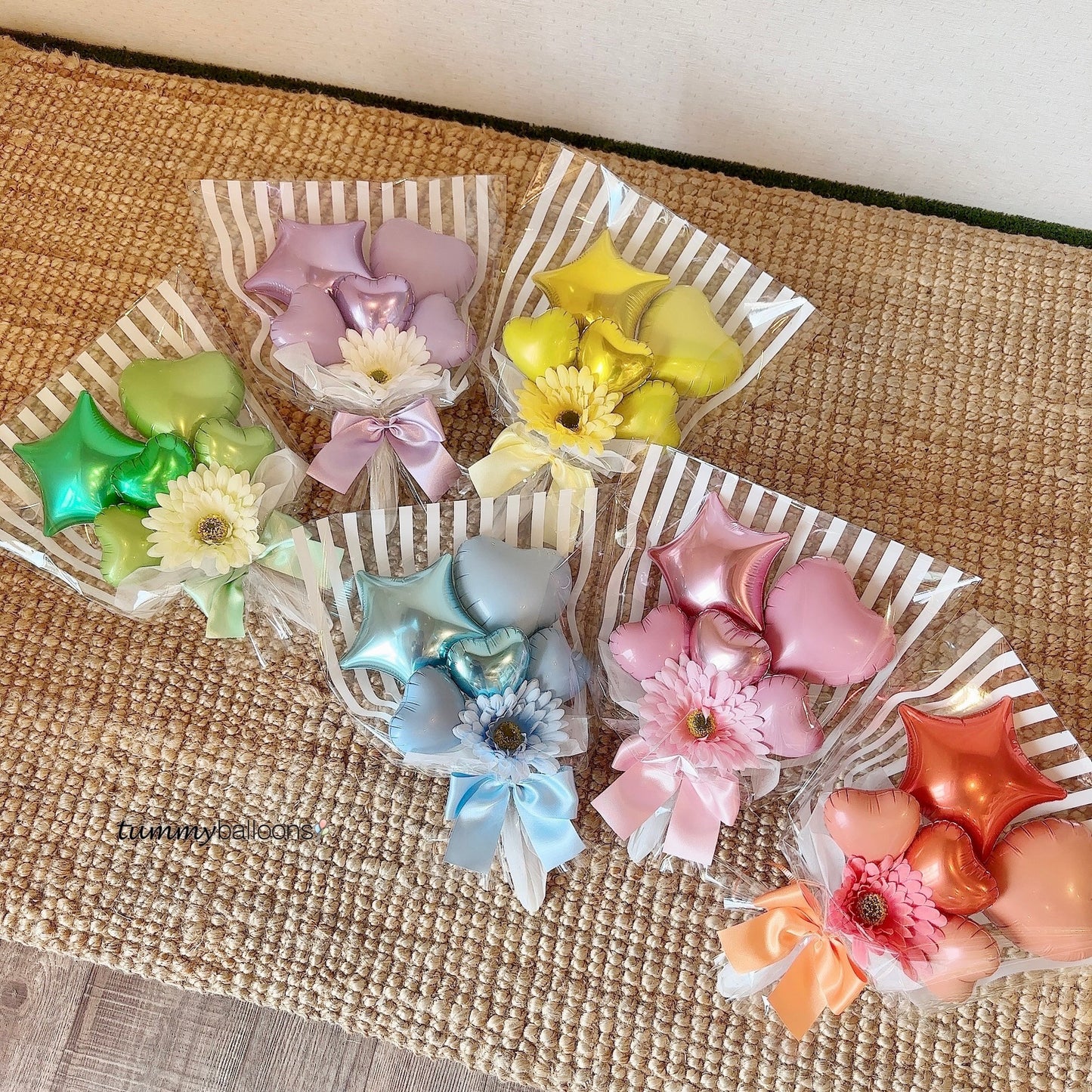 花付きブーケ・NEWパステル*b-flower_newpastel