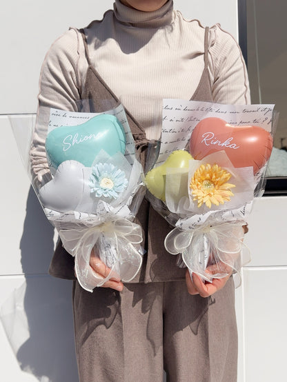 花付きおまかせブーケ・M＊b-flower_omakaseM