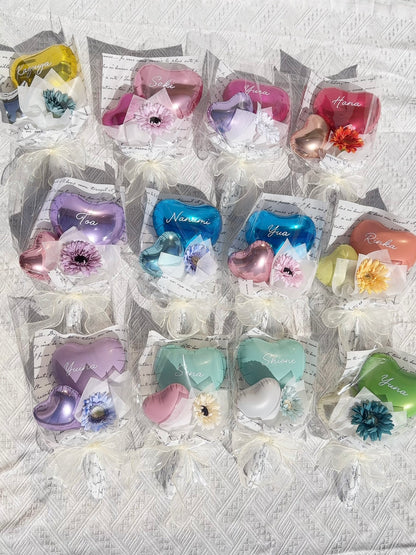 花付きおまかせブーケ・M＊b-flower_omakaseM