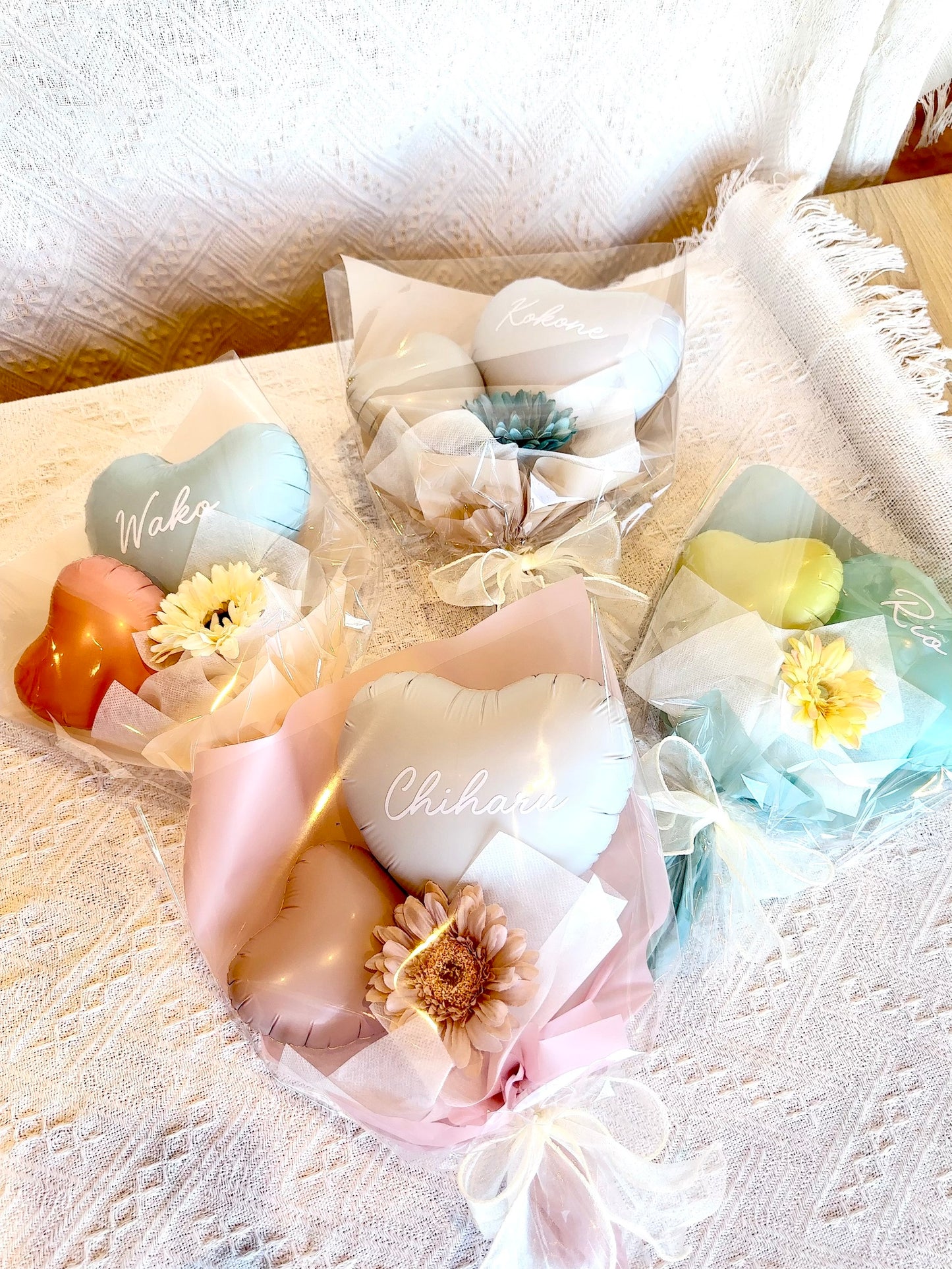 花付きおまかせブーケ・M＊b-flower_omakaseM